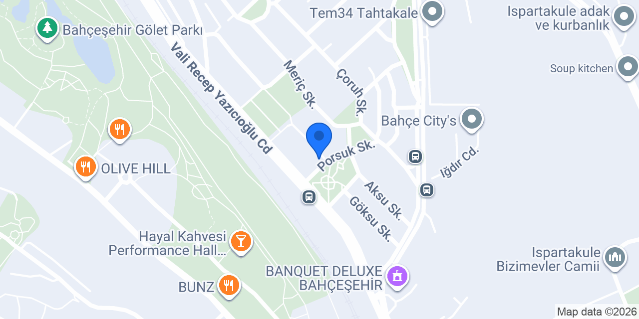 AIKA Anaokulu Bahçeşehir konumu