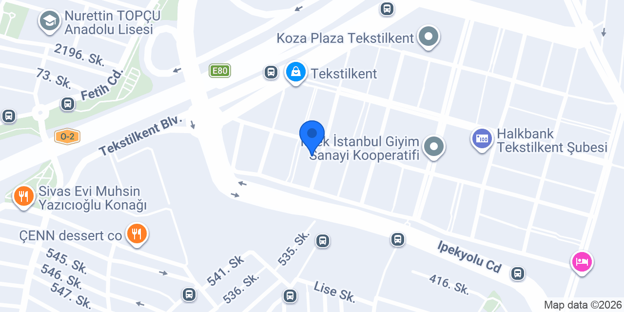 BORAAMBALAJ KOLİ KUTU konumu