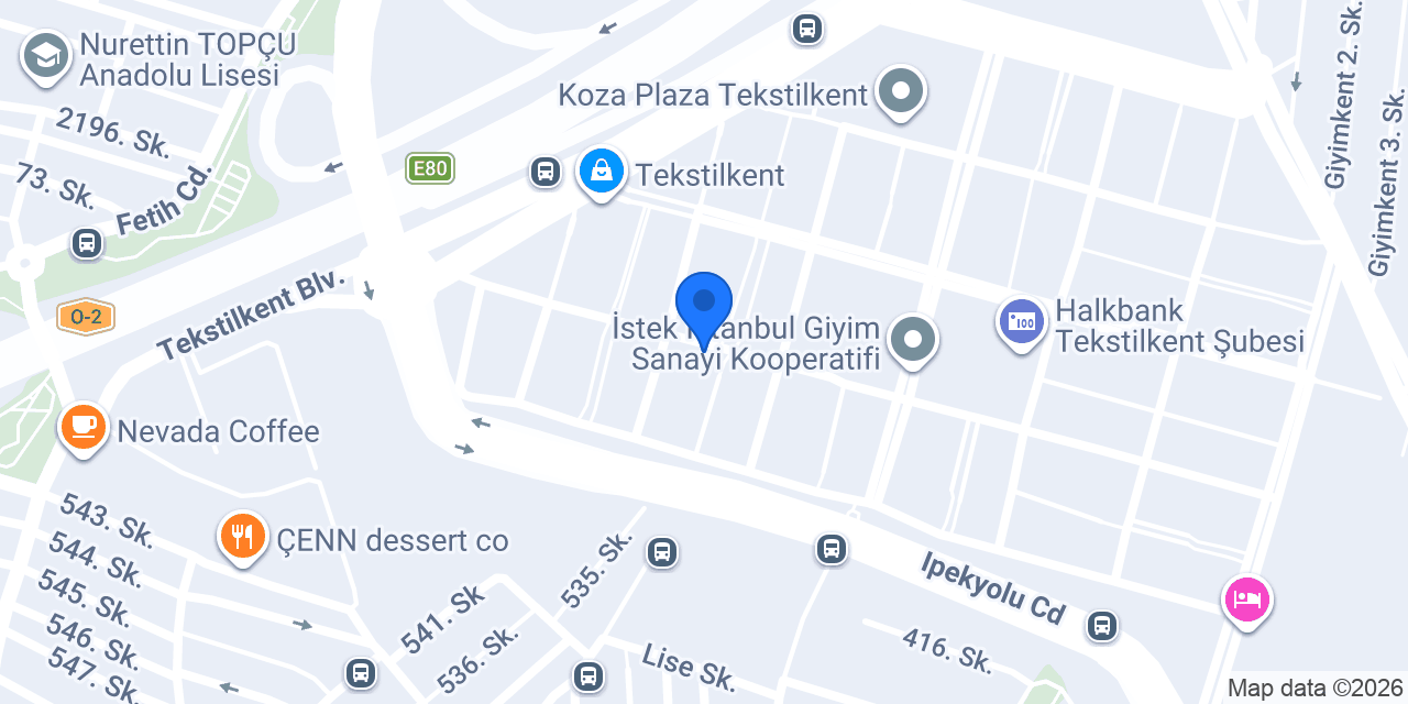 Fatih Tekstil konumu
