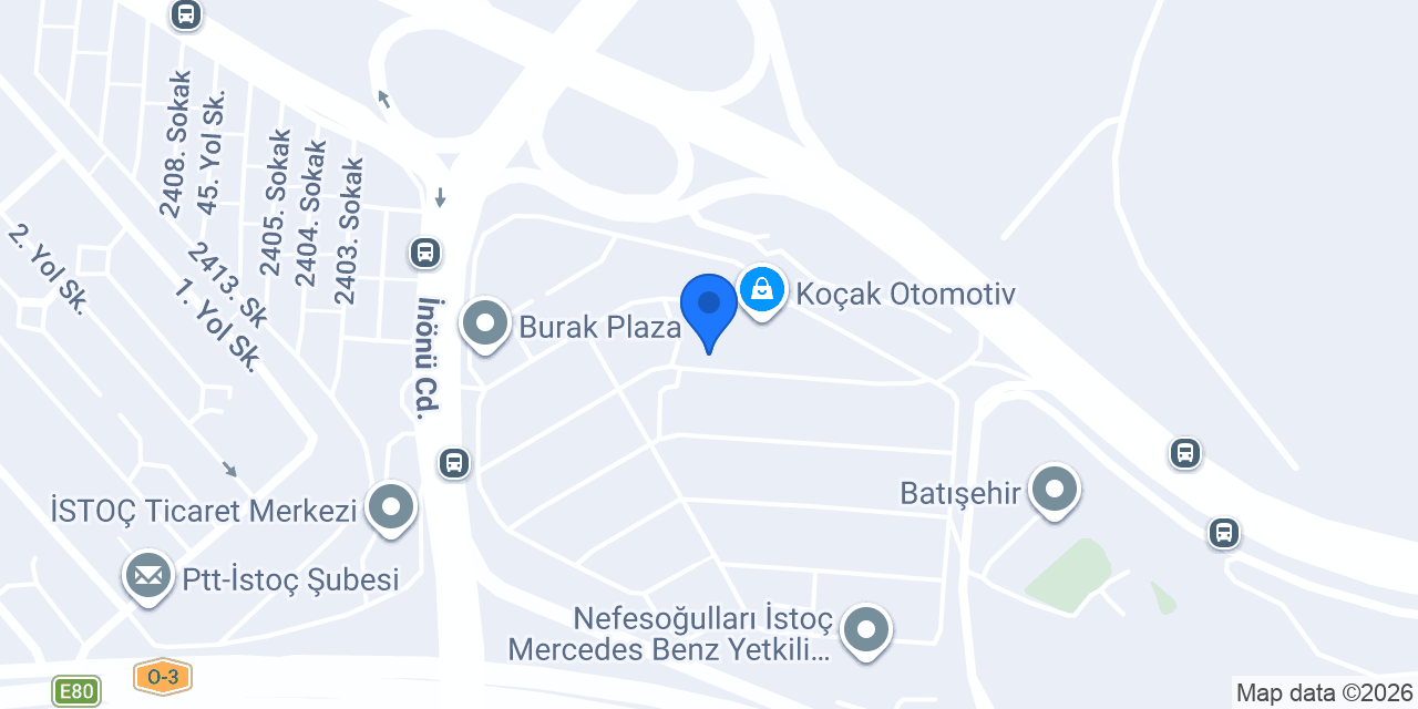 Keklik Otomotiv konumu