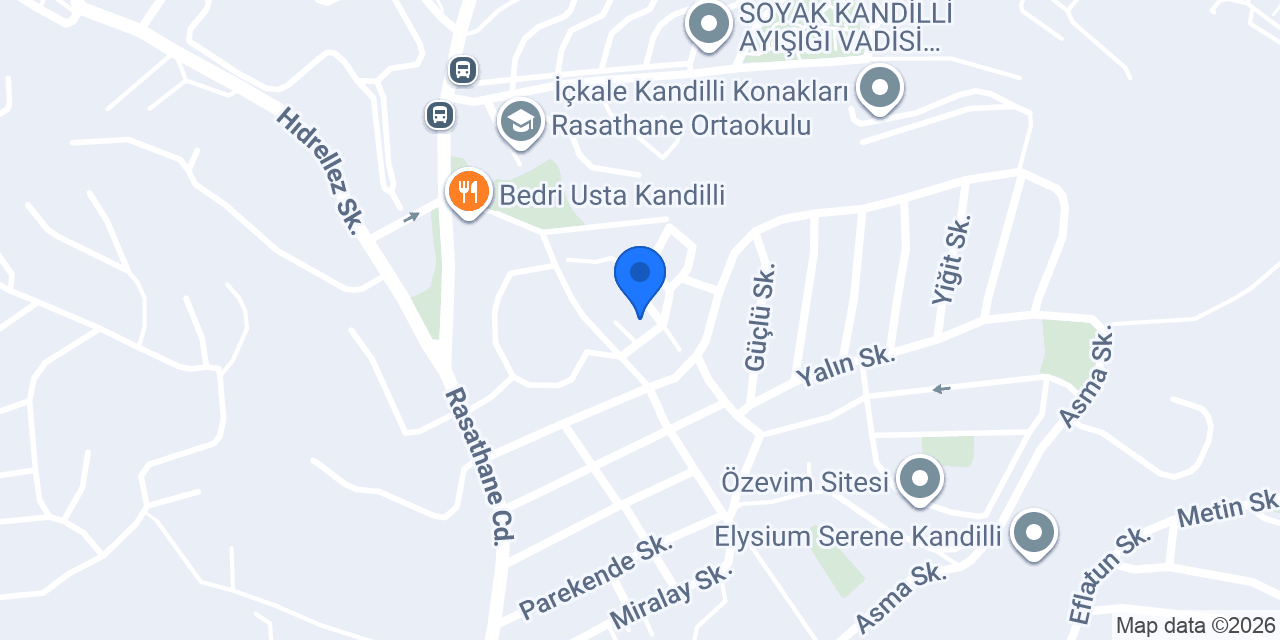 On Parsel Yönetim Ofisi konumu