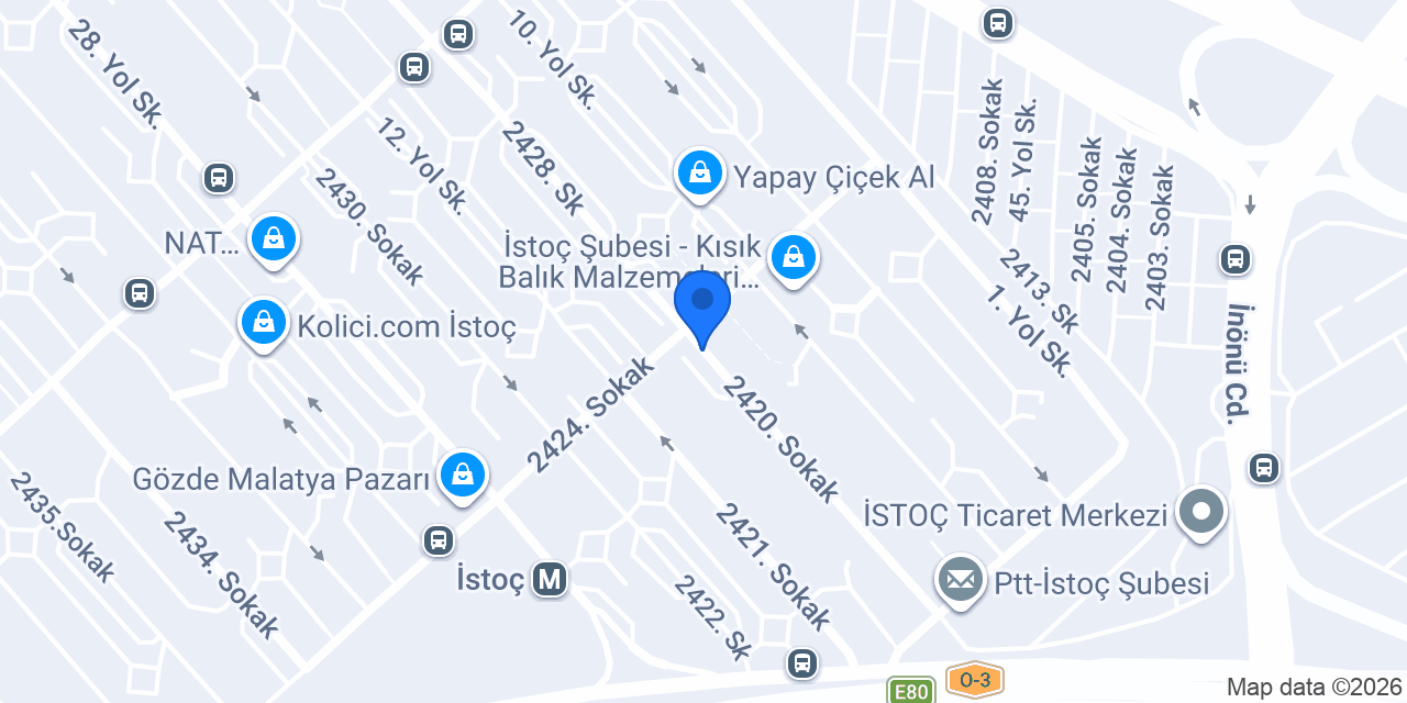 İptaş Otomotiv konumu