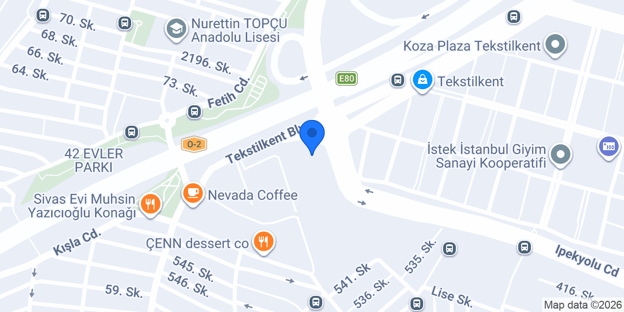 İklimsa Yetkili Satıcı konumu
