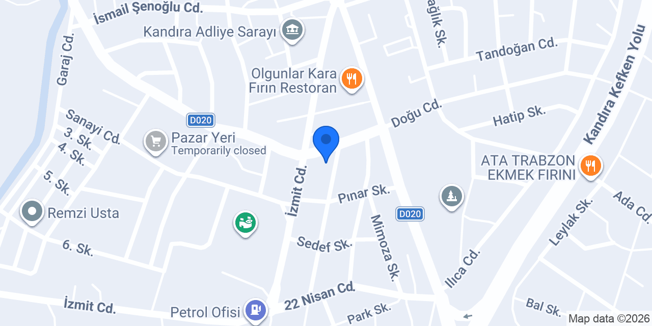 ÖZKAYMAK MOBİLYA konumu