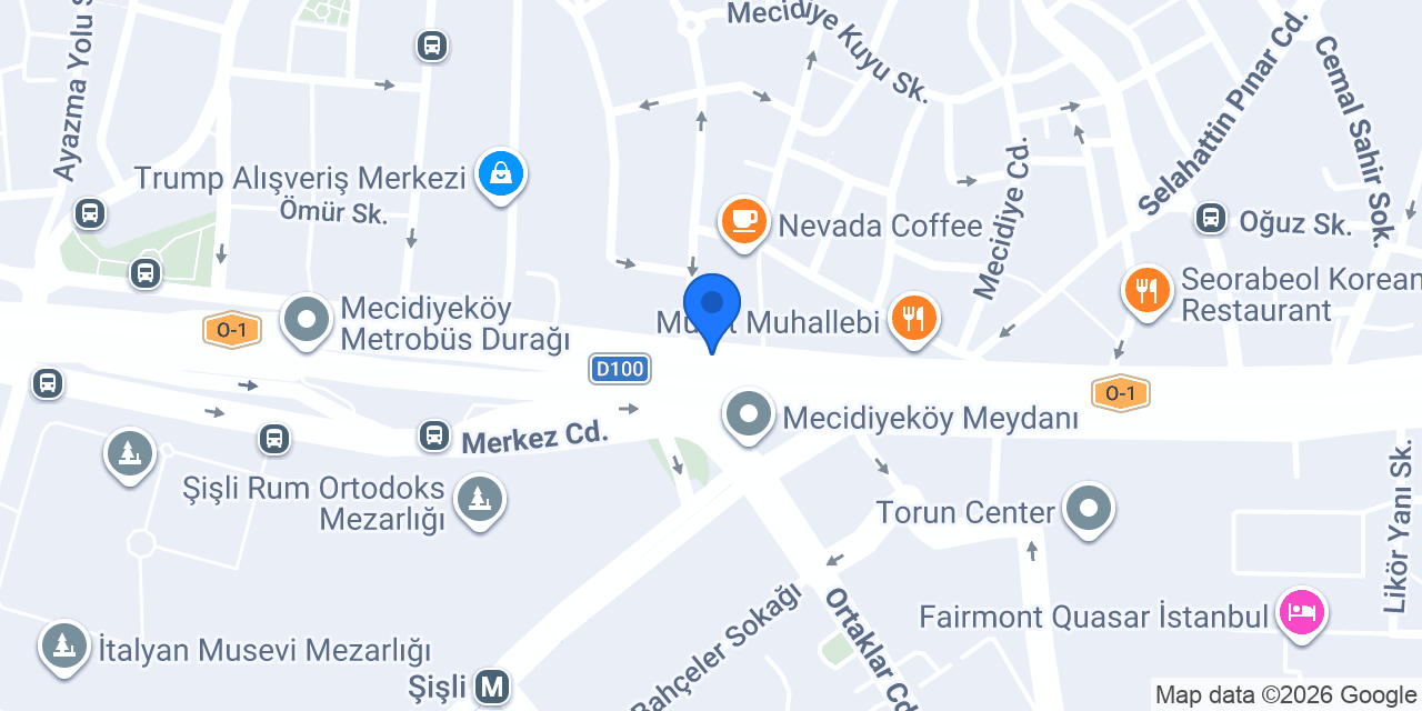 Mecidiyekoy masaj perim konumu