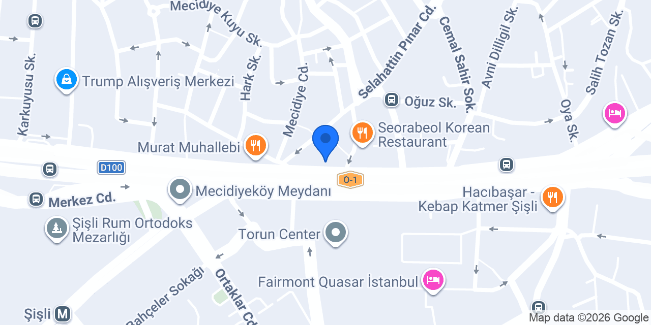 DenizBank Mecidiyeköy Şubesi konumu