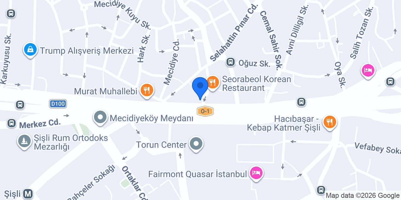 Vakıf Katılım Mecidiyeköy Şubesi konumu