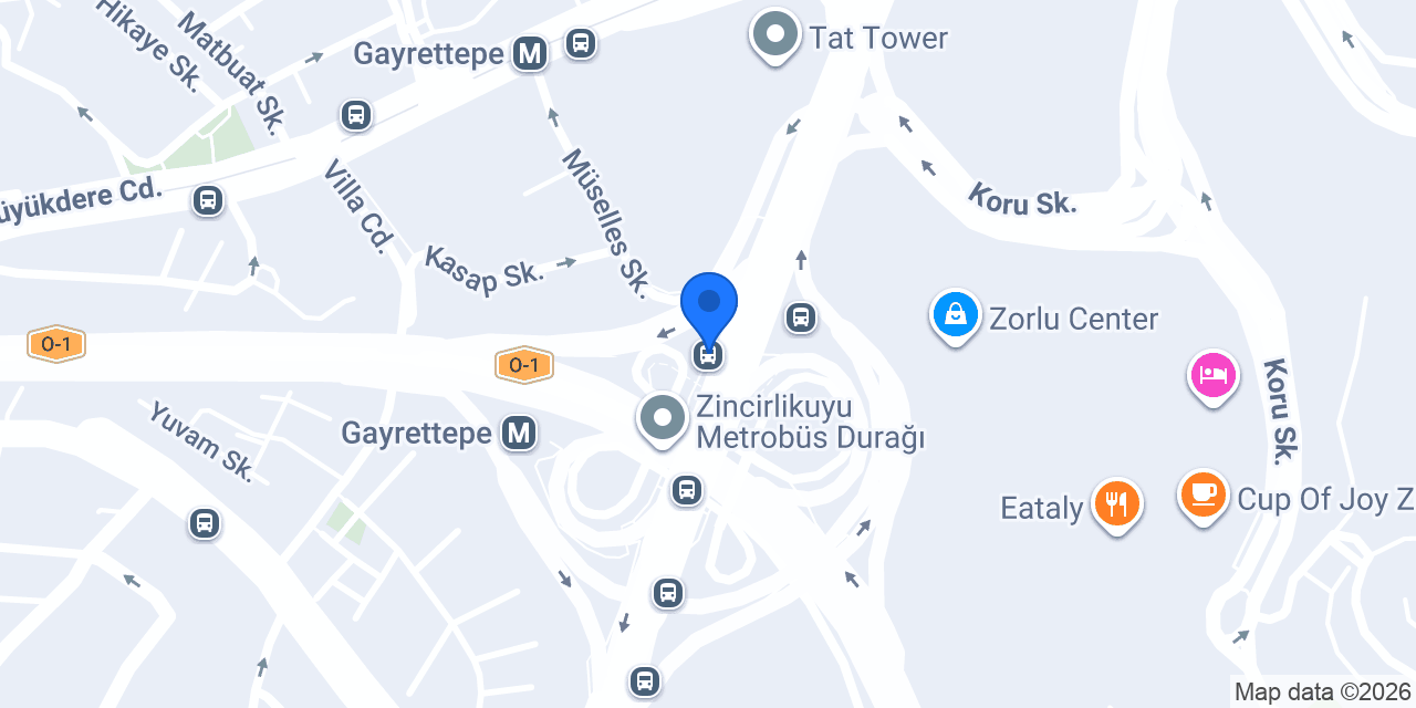 Gaziler Büfe konumu