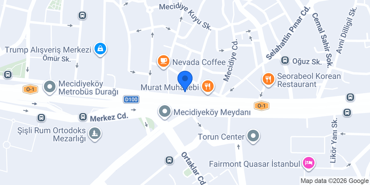 Ariş Cadde Mecidiyeköy konumu