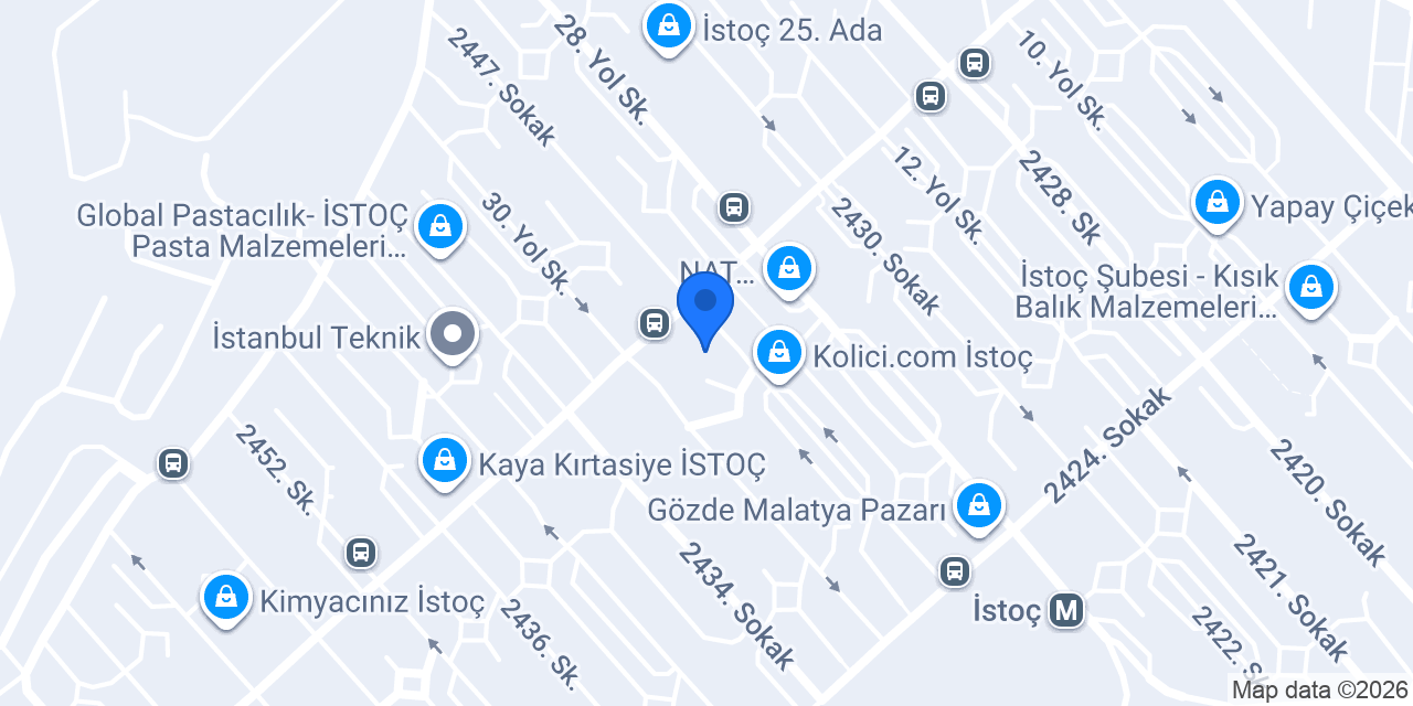Atek Arge Showroom konumu