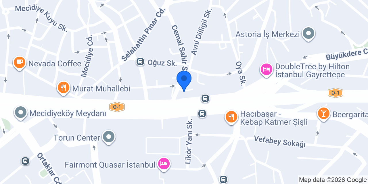 Işık Hukuk Bürosu konumu