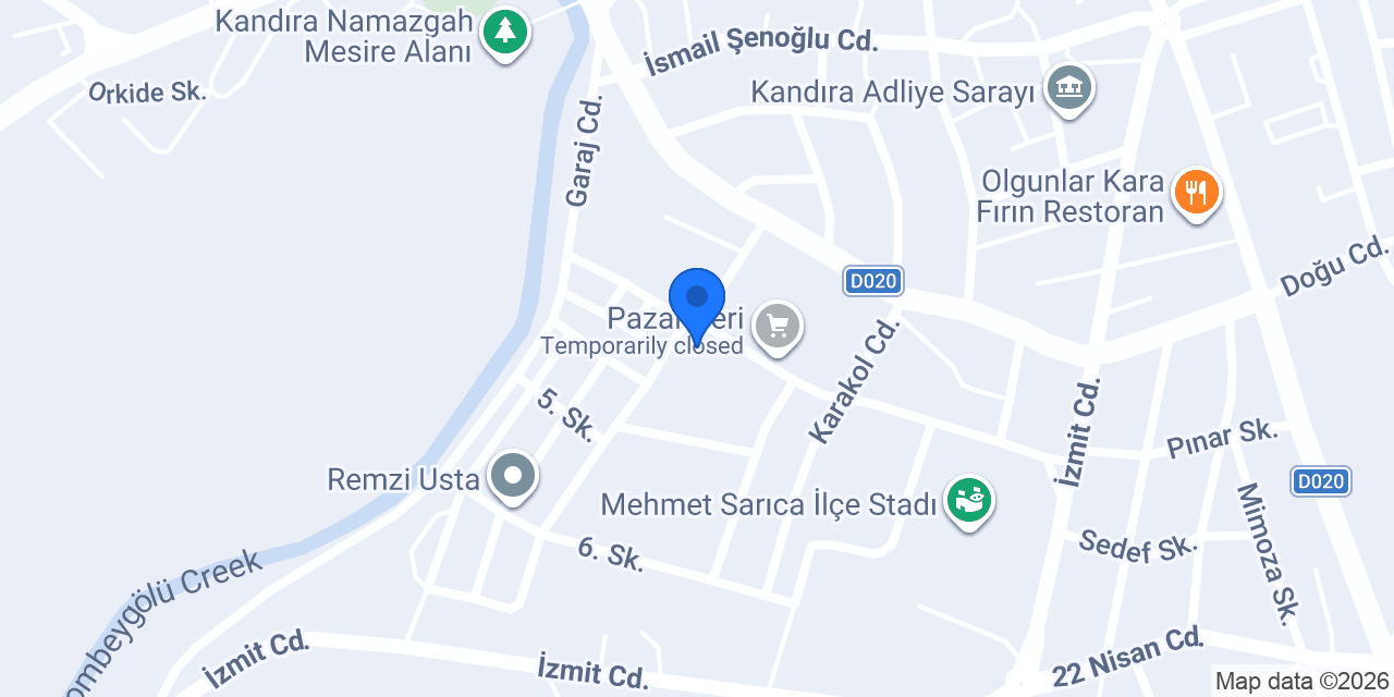 BRC HAFRİYAT konumu