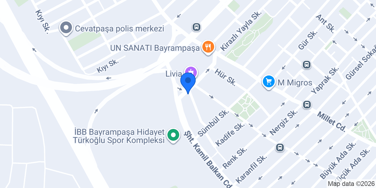 Gurme Durağı konumu