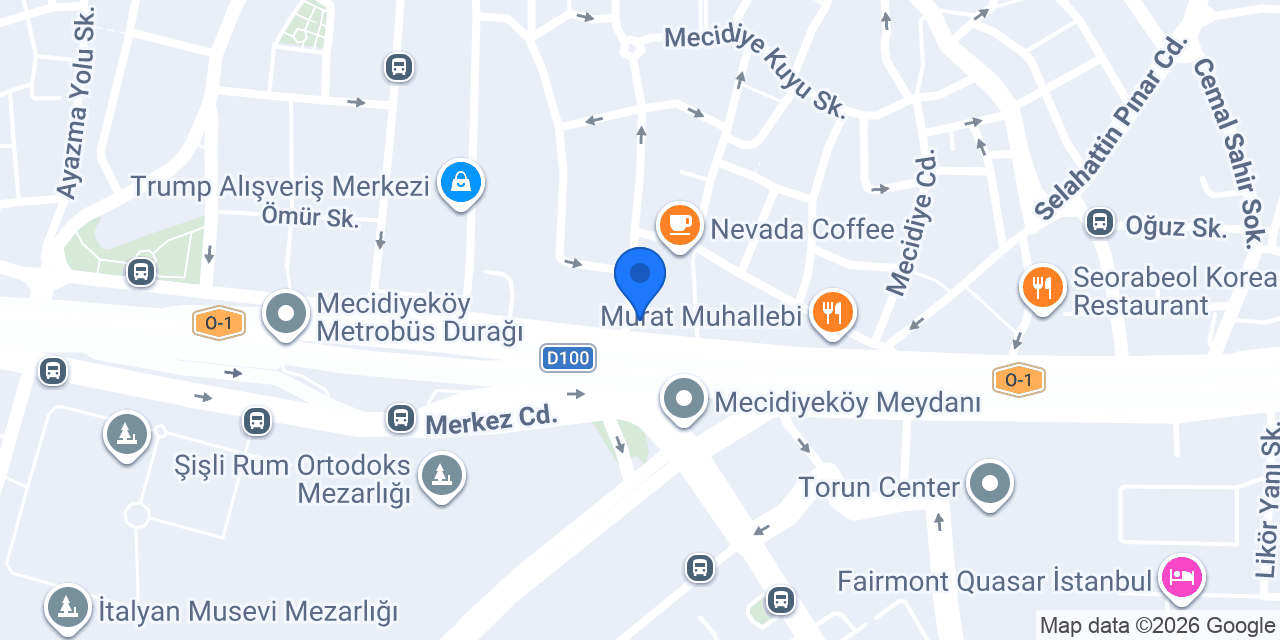 Yargı Mecidiyeköy konumu