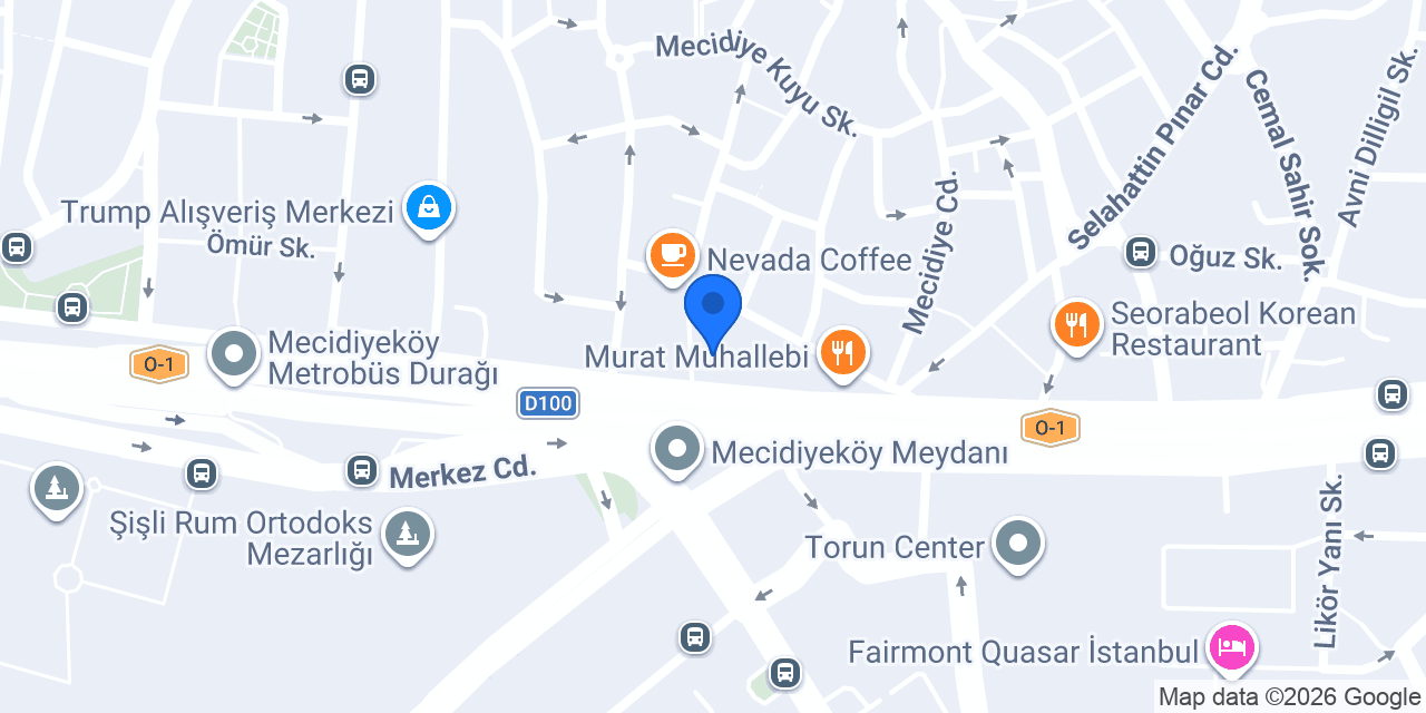 Prestij Kurs Merkezi Mecidiyeköy konumu
