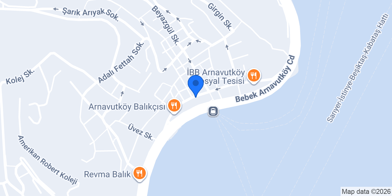 Arnavutköy Börekçisi konumu