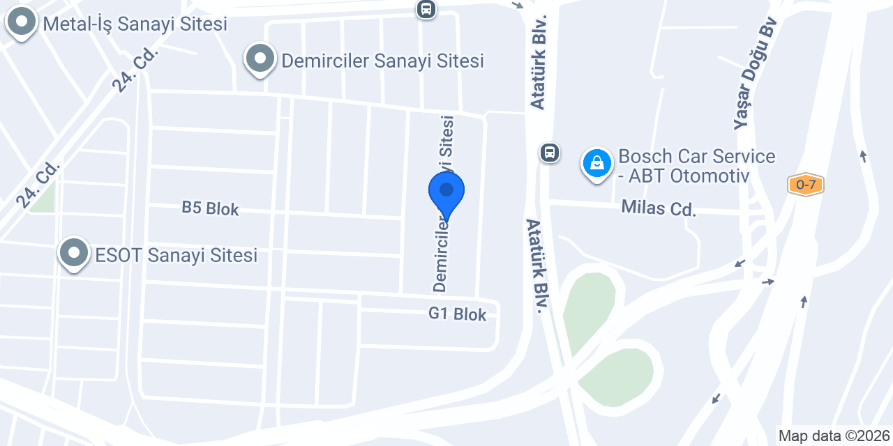 MESAN Demir Çelik İnş. San. ve Tic. Ltd. Şti. konumu
