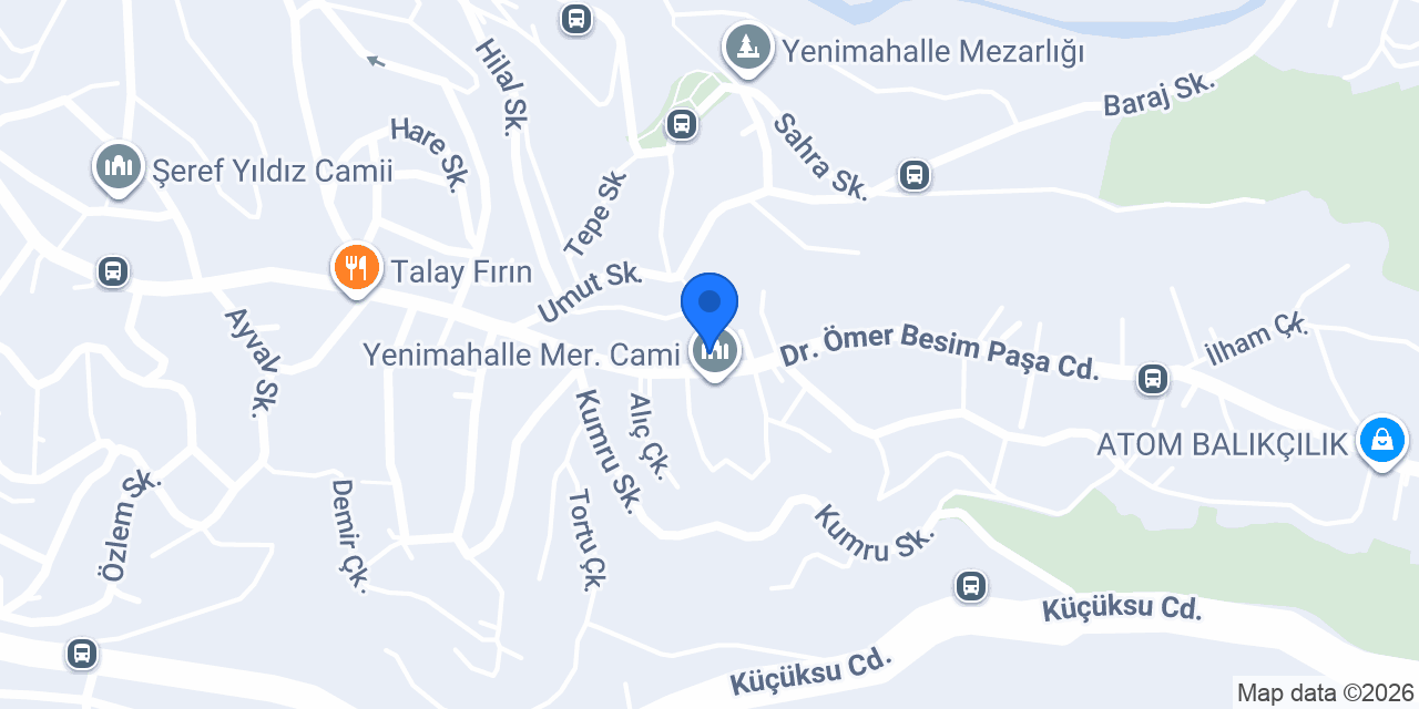 Bizim çiçekçi konumu