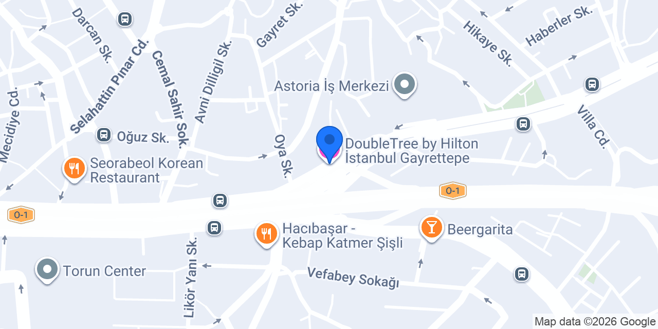 DoubleTree by Hilton İstanbul Gayrettepe konumu