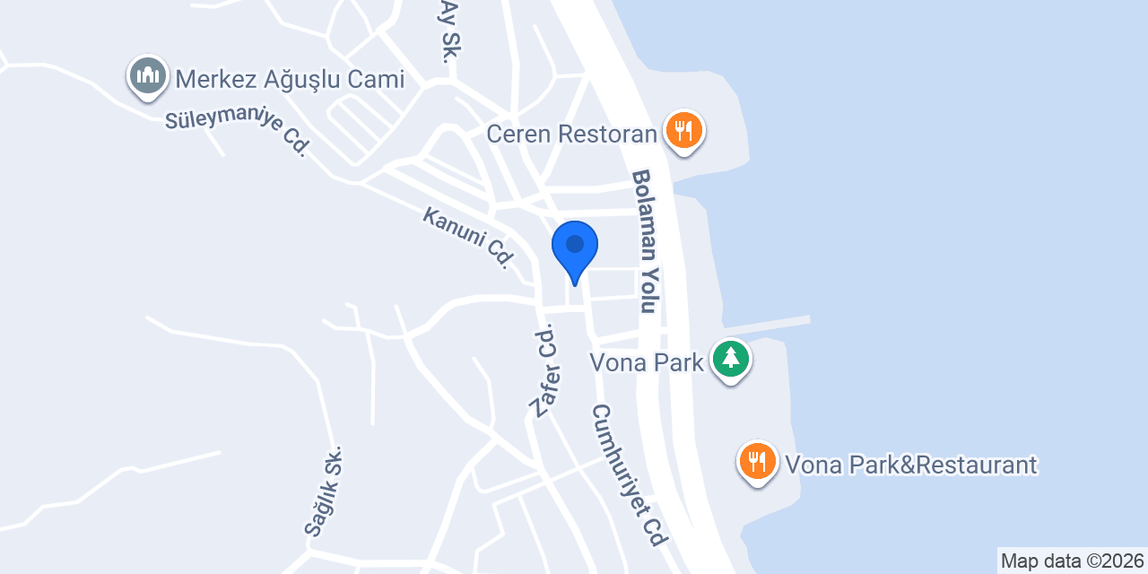 Vona Veteriner Kliniği konumu