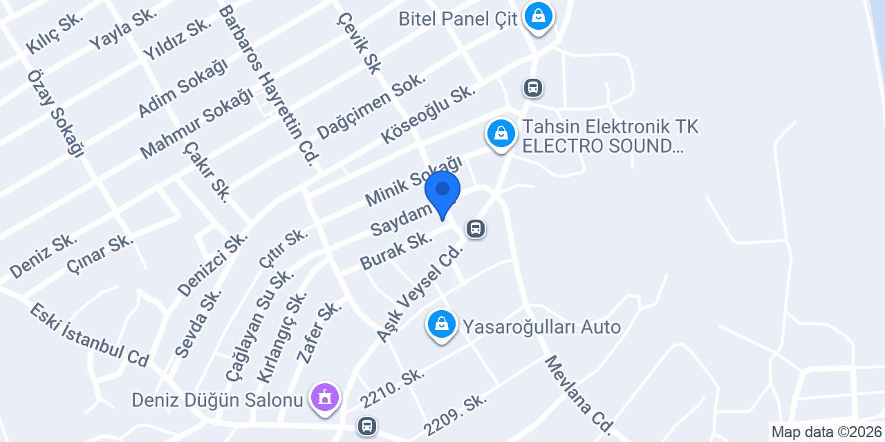 Anka Mobilya Atölyesi konumu