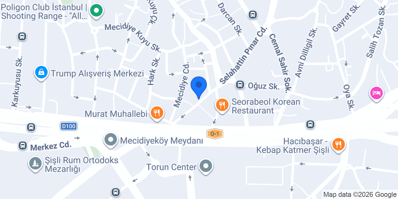 Nishman Mecidiyeköy konumu