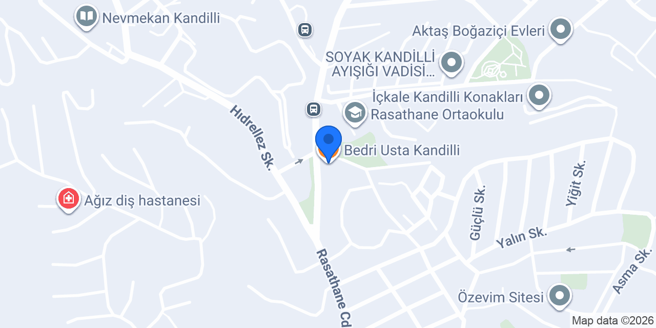 Bedri Usta Kandilli konumu