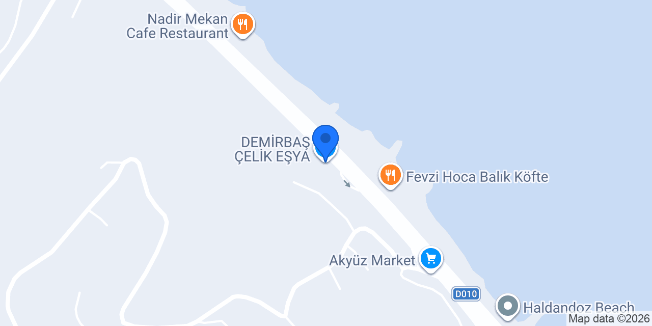 DEMİRBAŞ ÇELİK EŞYA konumu