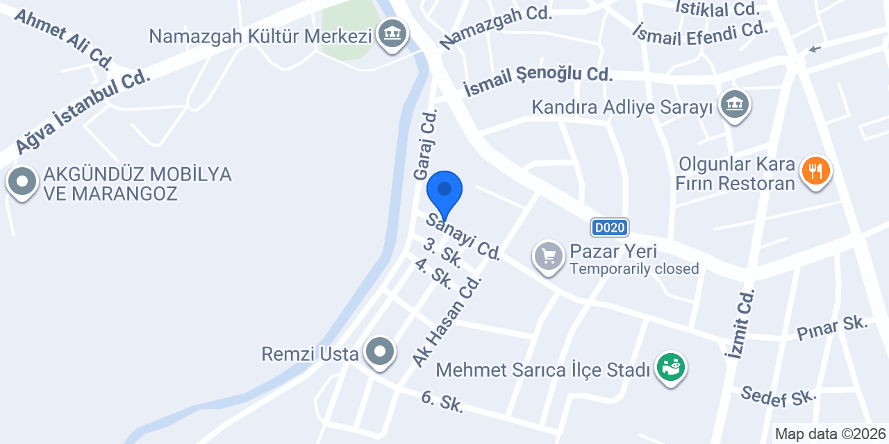 Dizmanlar otoyıkama konumu