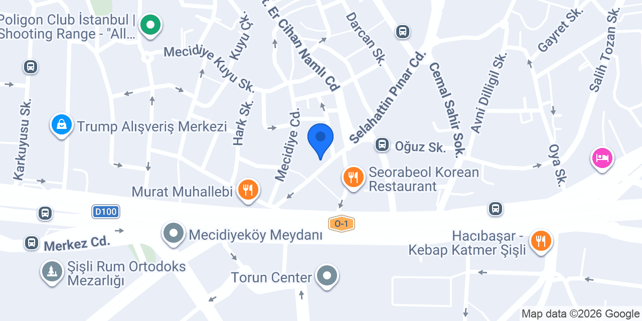 Işın Optik (mecidiyeköy) konumu