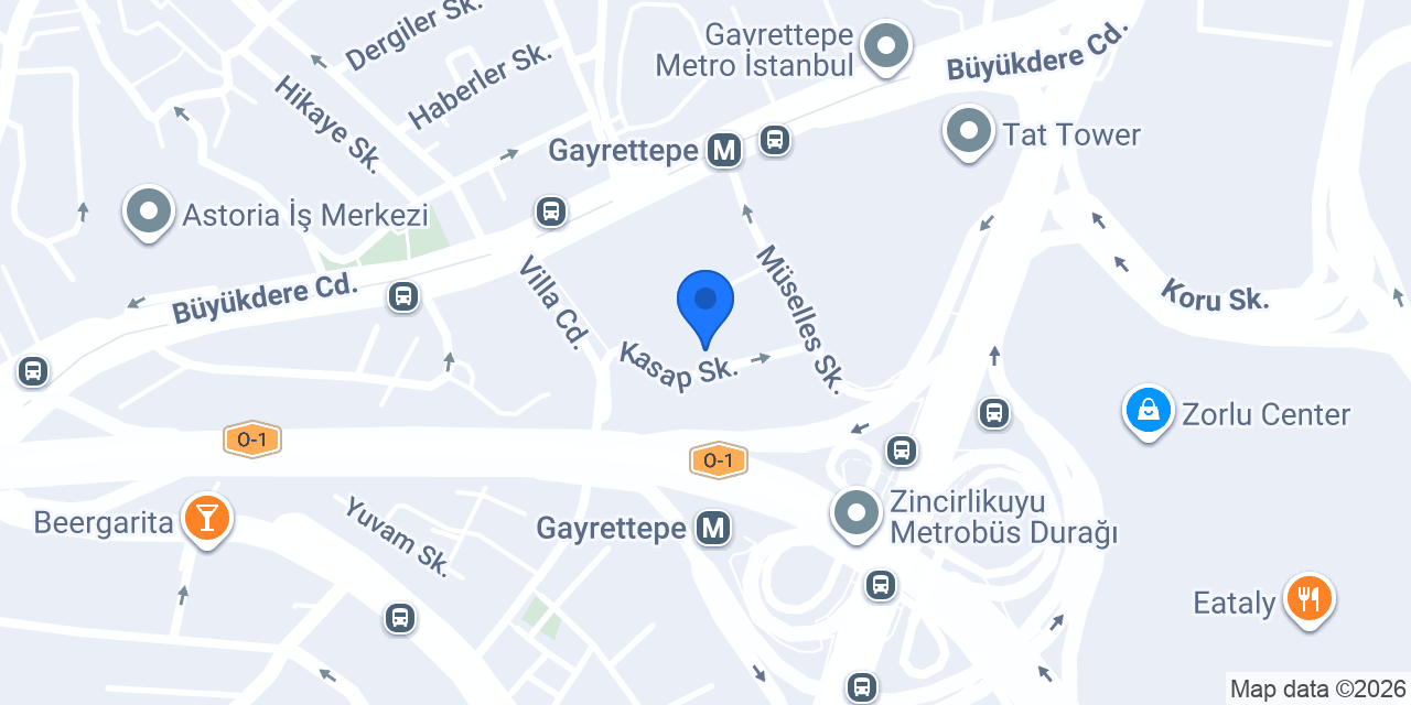 Siztek Bilişim Teknolojileri konumu