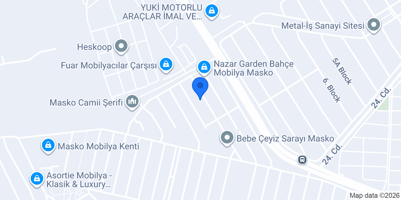 Bbutik Mobilya Masko konumu