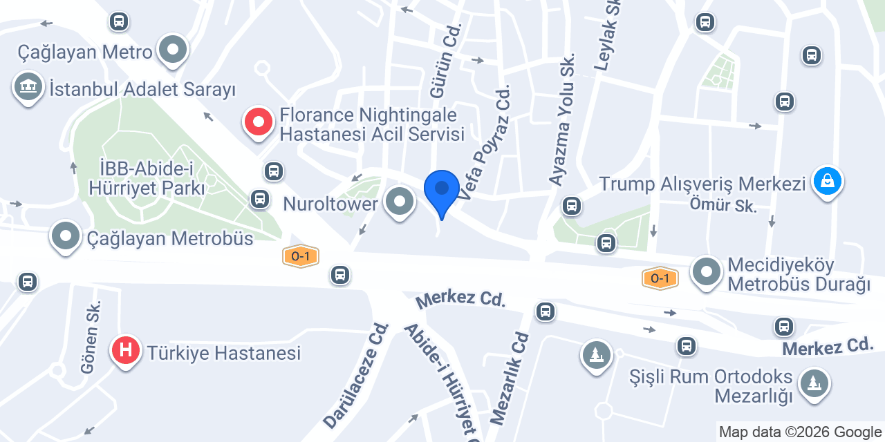 Cevahir Dental konumu