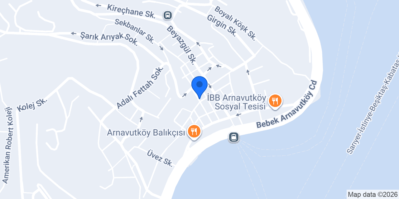 Gün Bakery Arnavutköy konumu