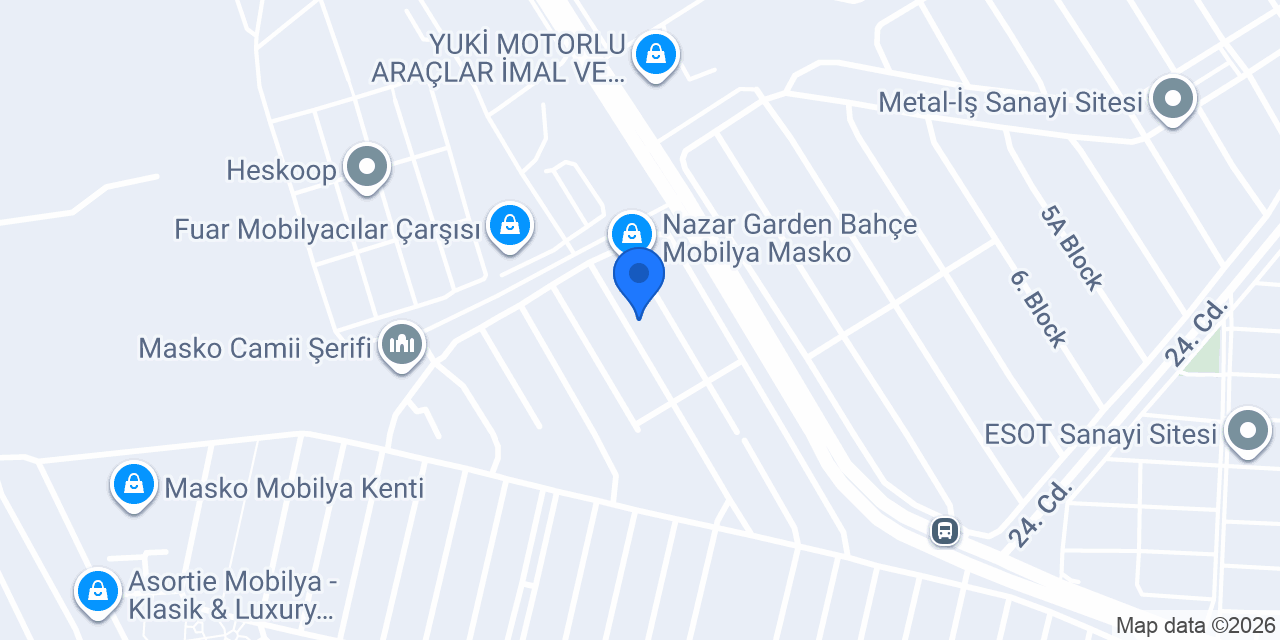 GARDEN MODERN MASKO konumu