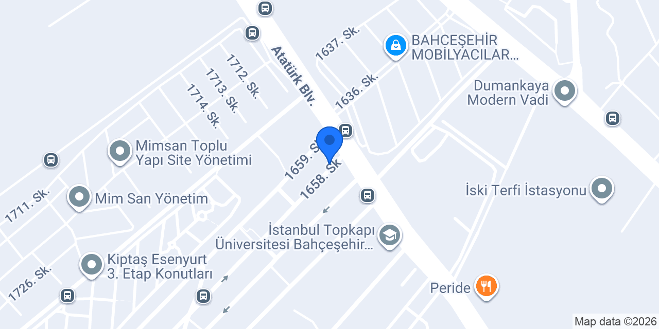 Mekan Kapı ve Orman Ürünleri konumu