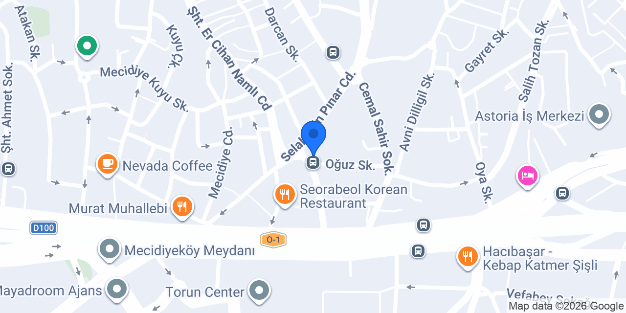 Domino's Pizza Mecidiyeköy konumu