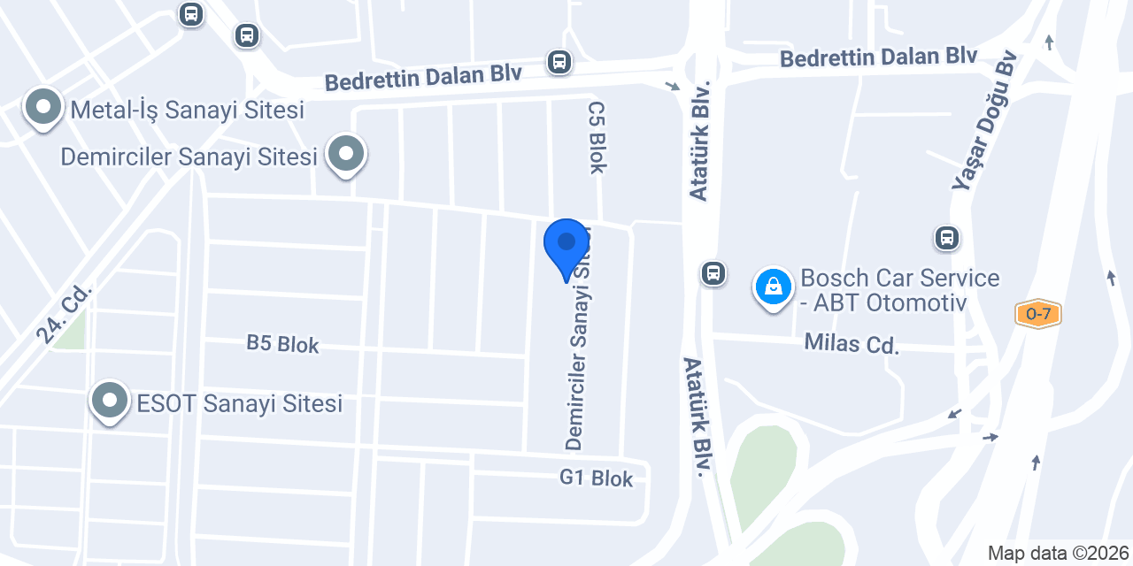 Dolum Makinaları Sanayii konumu