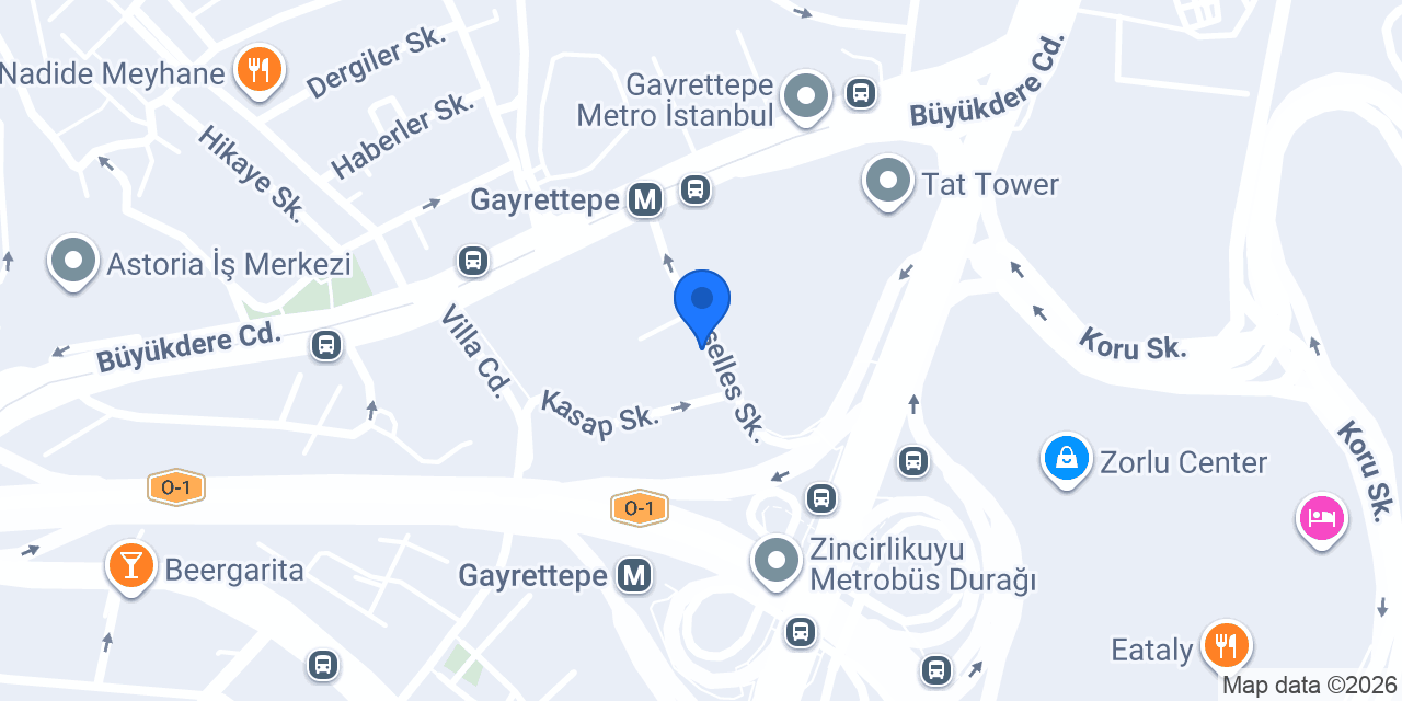 Duymuş & Ateş Hukuk Bürosu konumu