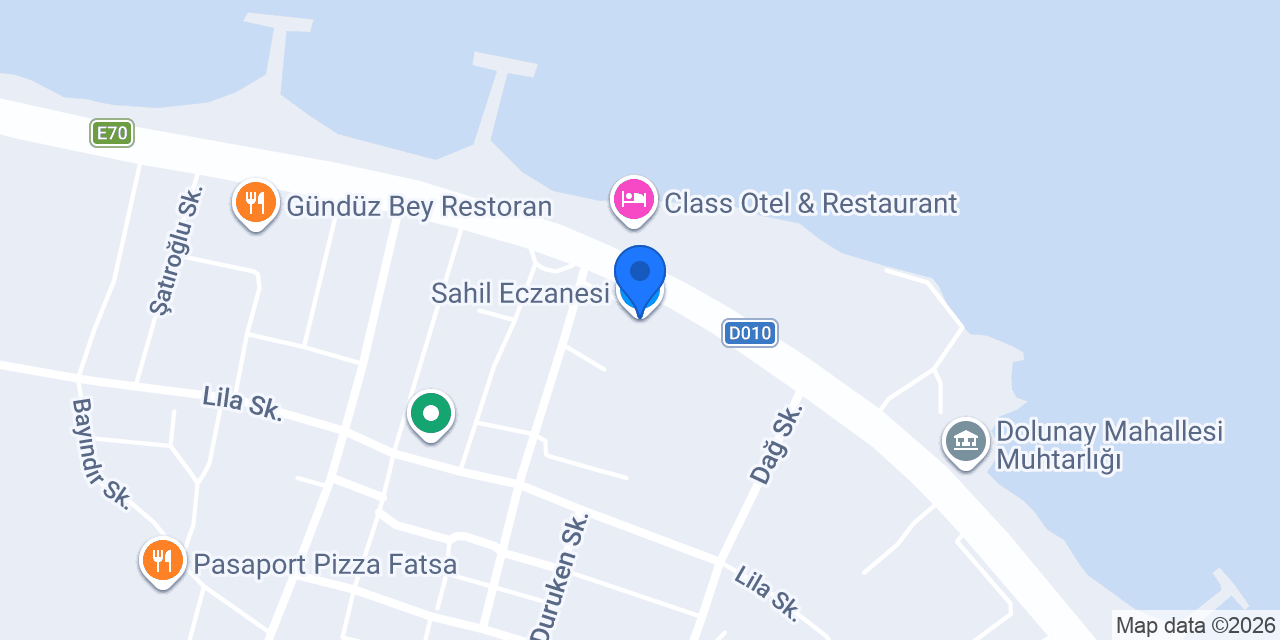 Sahil Eczanesi konumu