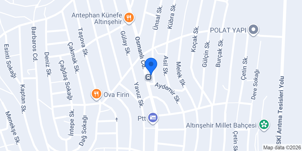 Ekinciler Yapı Doğalgaz konumu