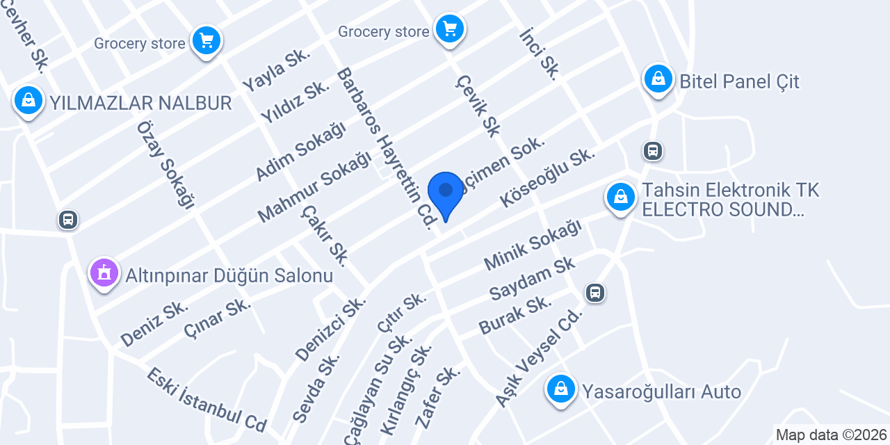 Öz İlter Süpermarket konumu
