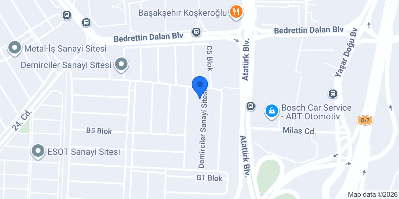 Duha Makine Cnc Tornacı konumu
