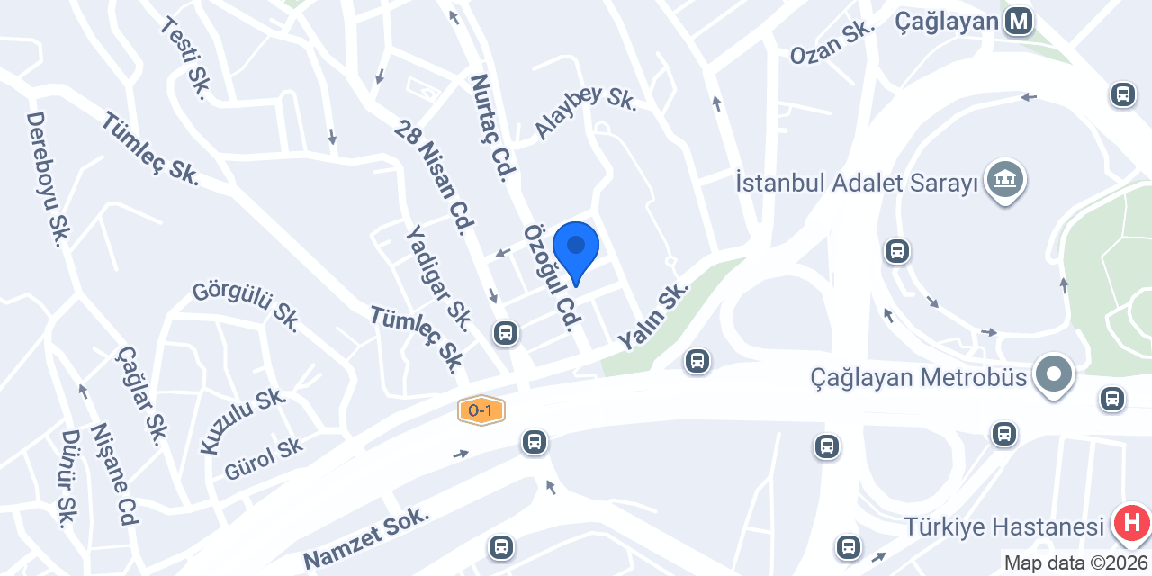 Oğuzhan Çelik Hukuk Bürosu konumu