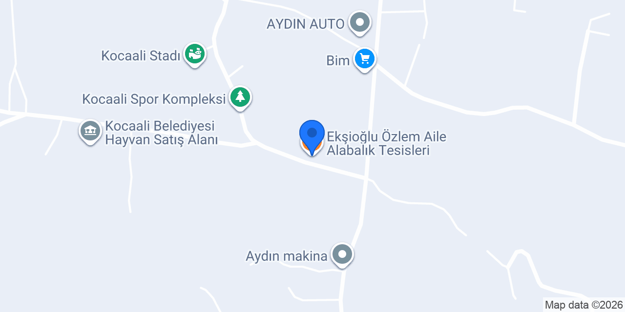 Ekşioğlu Özlem Aile Alabalık Tesisleri konumu