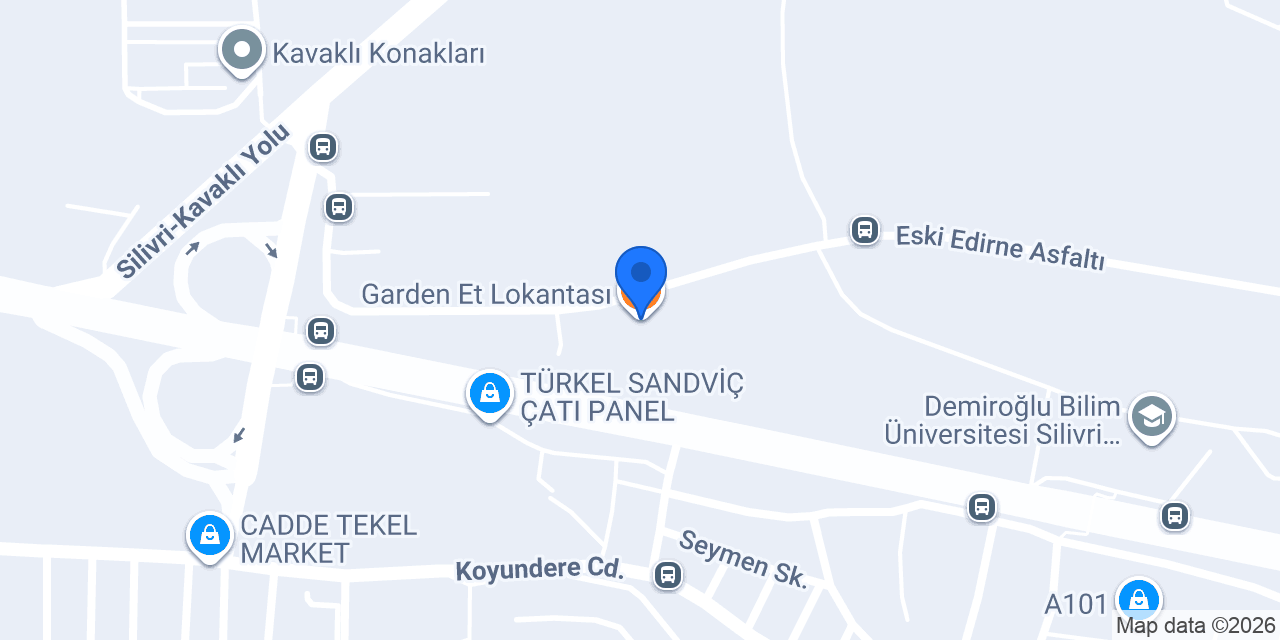 Garden Et Lokantası konumu