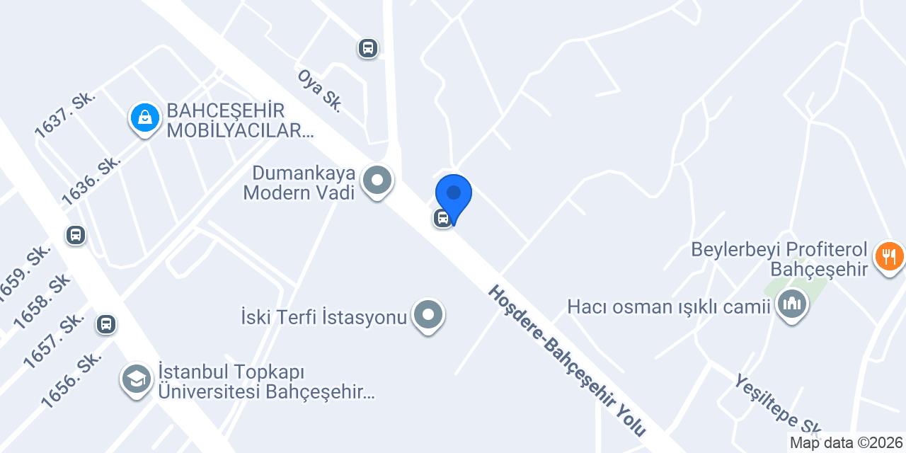 Maya Çiçek Bahçeşehir konumu