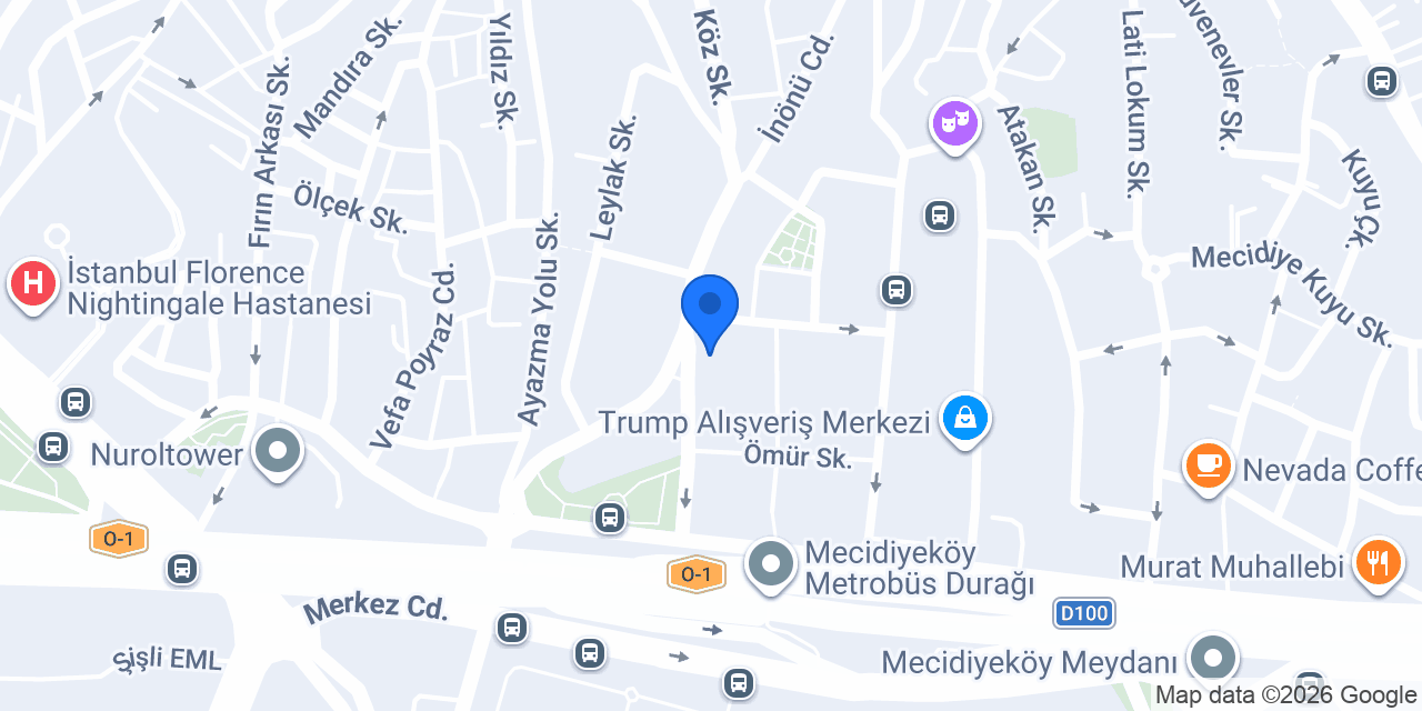 Neşeli Çiçekler Anaokulu konumu