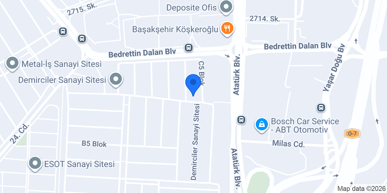 Küçük Araç Otoparkı konumu