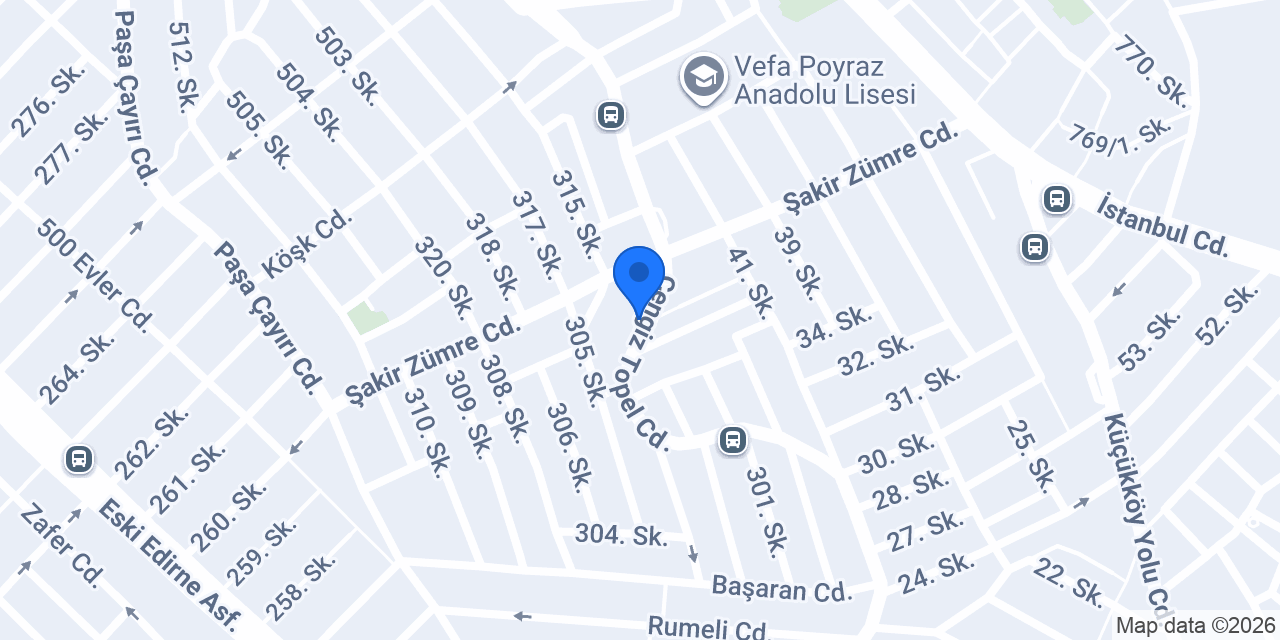 Heros Pizza Gaziosmanpaşa konumu